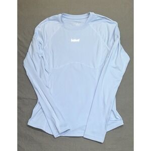 BALEAF Shirt Womens Med Blue  Long Sleeve Athletic Running Training Tee Top